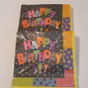 Happy Birthday Napkins